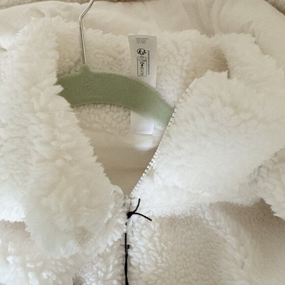 Alo Yoga White Foxy Sherpa Jacket - Picture 10 of 10